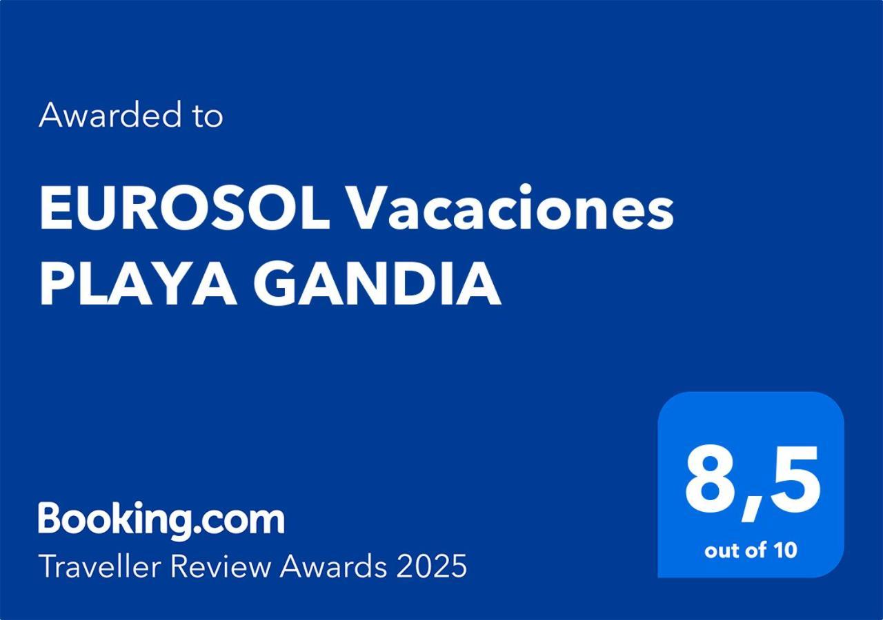 شقة Eurosol Vacaciones Playa Gandia Playa de Gandia المظهر الخارجي الصورة